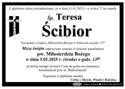 Ścibior Teresa