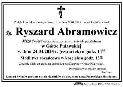 Abramowicz Ryszard