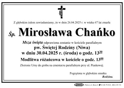 Chańko Mirosława