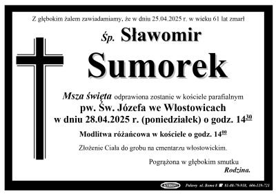 Sumorek Sławomir