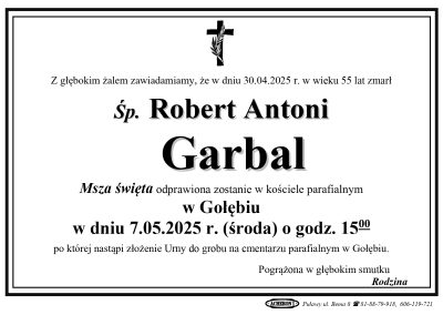 Garbal Robert Antoni