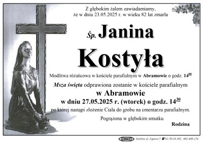 Kostyła Janina