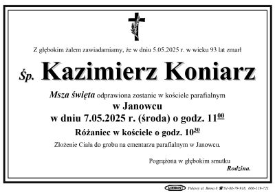Koniarz Kazimierz