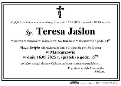 Jaślon Teresa