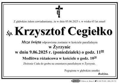 Cegiełko Krzysztof