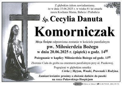 Komorniczak Cecylia Danuta