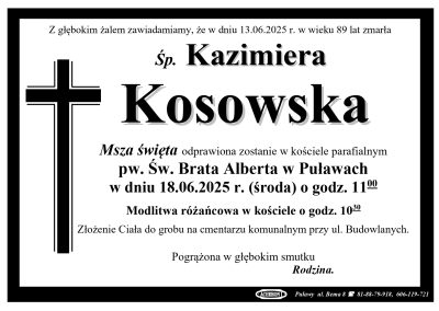 Kosowska Kazimiera