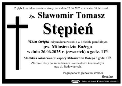 Stępień Sławomir Tomasz