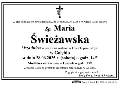 Świeżawska Maria