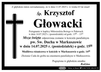 Głowacki Krzysztof