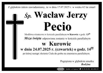 Pecio Wacław Jerzy