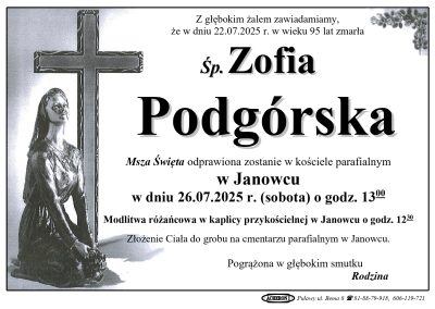 Podgórska Zofia