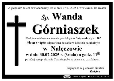 Górniaszek Wanda