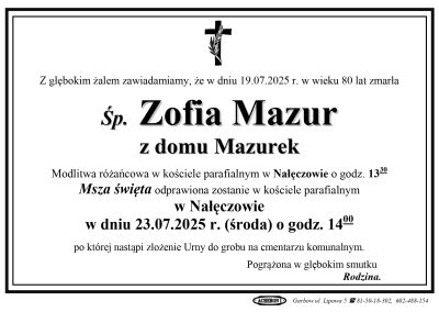 Mazur Zofia