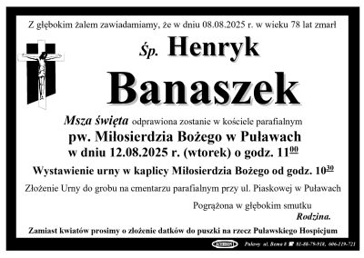 Banaszek Henryk
