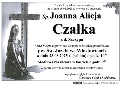 Czałka Joanna Alicja