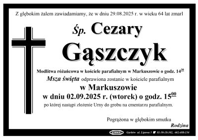 Gąszczyk Cezary