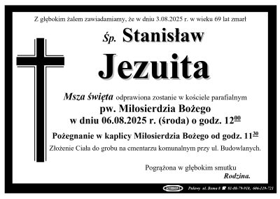 Jezuita Stanisław