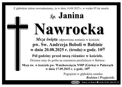 Nawrocka Janina
