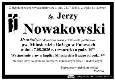 Nowakowski Jerzy