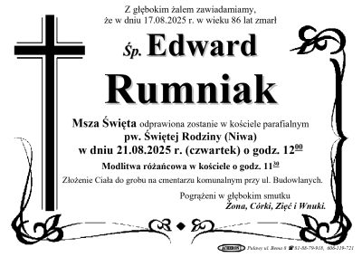Rumniak Edward