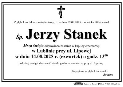 Stanek Jerzy
