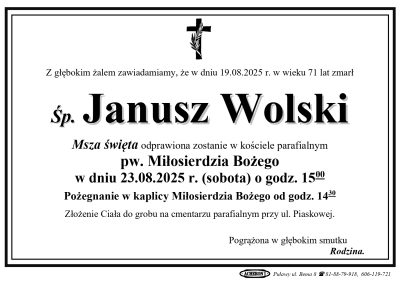 Wolski Janusz
