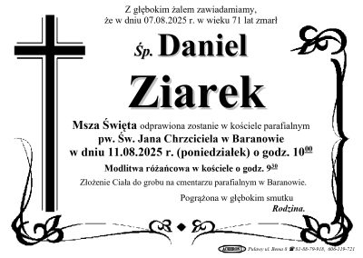 Ziarek Daniel