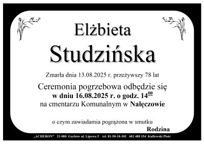 Studzińska Elżbieta