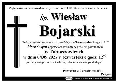 Bojarski Wiesław