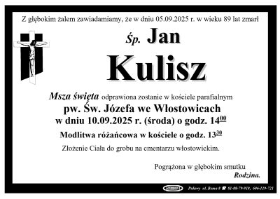Kulisz Jan