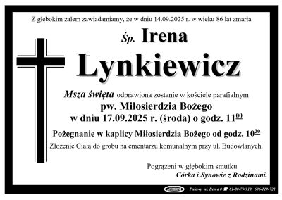 Lynkiewicz Irena