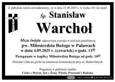 Warchoł Stanisław