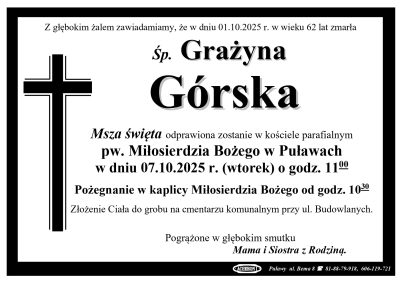 Górska Grażyna