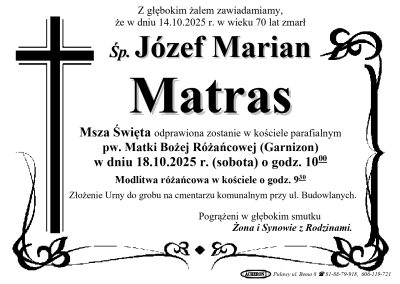 Matras Józef Marian