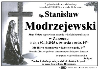 Modrzejewski Stanisław