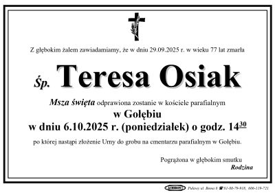 Osiak Teresa