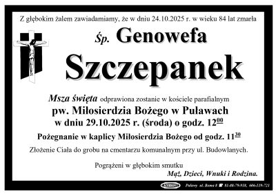Szczepanek Genowefa