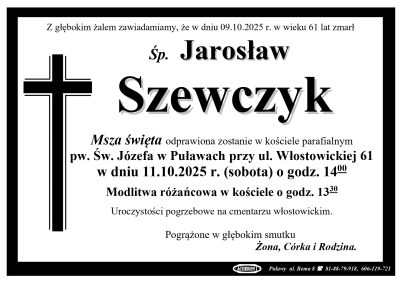 Szewczyk Jarosław