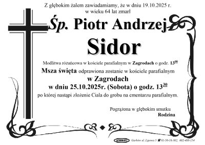 Sidor Piotr Andrzej
