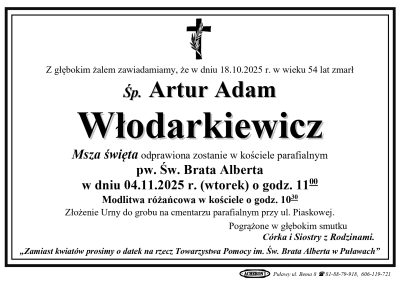 Włodarkiewicz Artur Adam