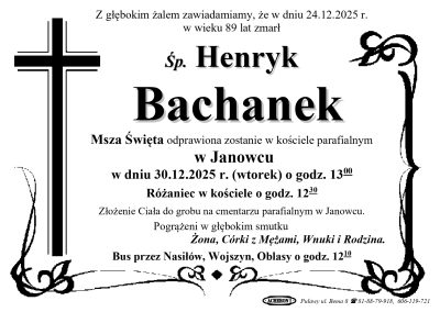 Bachanek Henryk