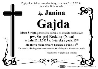 Gajda Janina