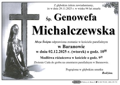 Michalczewska Genowefa