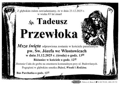Przewłoka Tadeusz
