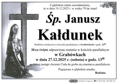 Kałdunek Janusz