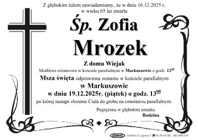 Mrozek Zofia