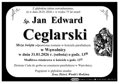 Ceglarski Jan Edward