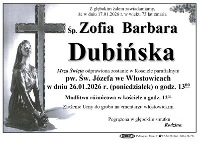 Dubińska Zofia Barbara