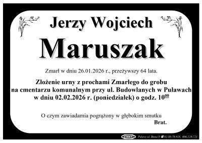 Maruszak Jerzy Wojciech